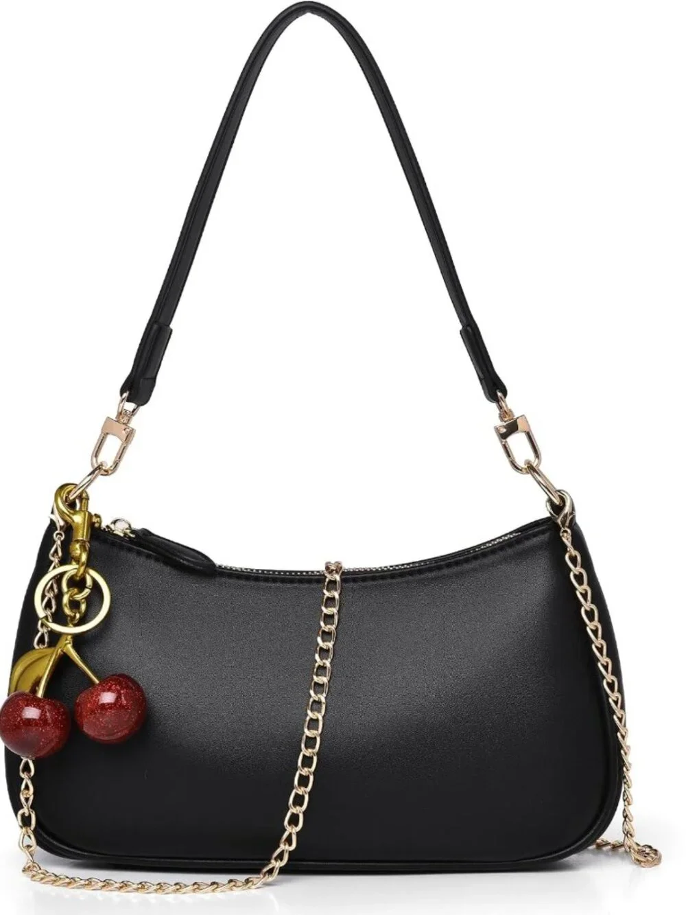 Chic Cherry Shoulder Bag for Women | Versatile Hobo Crossbody Clutch Handbag